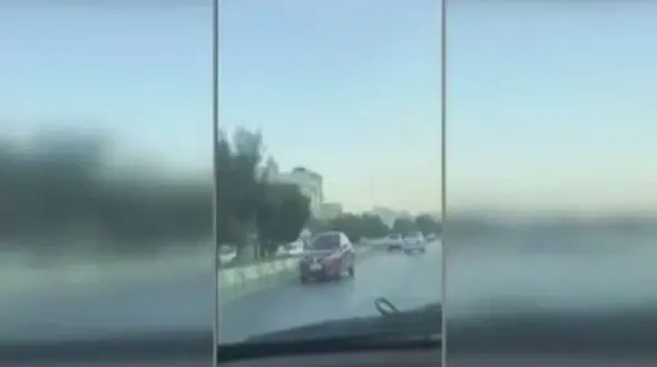 راننده ۱۷ ساله شیرازی شهر را بهم ریخت + فیلم رانندگی دنده عقب در لاین سرعت بزرگراه