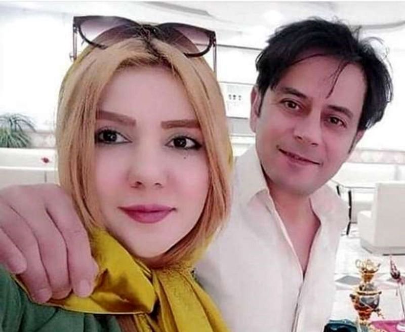رحیم نوروزی موسی سریال وارش در کنار همسرش