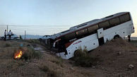 15 کشته و زخمی در تصاف مرگبار اتوبوس با 2 کامیون در خرم آباد