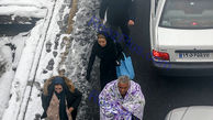 شهروند تهرانی با پتو به خیابان آمد !+عکس