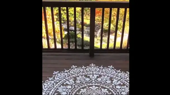 نقش و نگار شگفت انگیز با شابلون های زیبا +فیلم