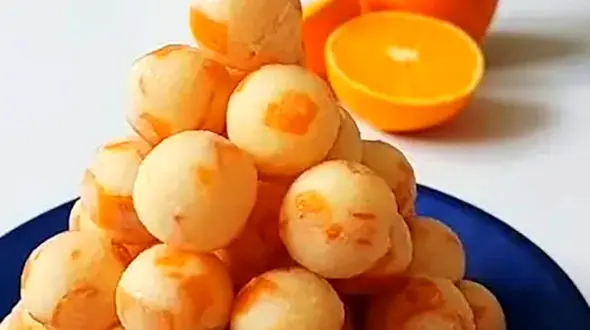 طرز تهیه لوکوم پوست پرتقال شیرینی خاص، خوشمزه و بدون فر ترکی + فیلم