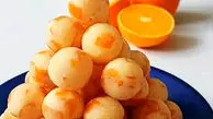 طرز تهیه لوکوم پوست پرتقال شیرینی خاص، خوشمزه و بدون فر ترکی + فیلم