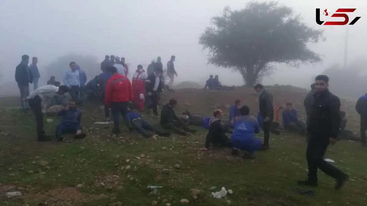 عکس / تصادف هولناک سرویس کارکنان پتروشیمی مسجدسلیمان 