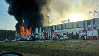 آتش سوزی در کارخانه پهپاد سازی آمریکا در لتونی  
