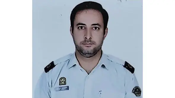 عکس مامور پلیس که توسط یک معتاد به شهادت رسید/ گلوله به صورتش خورد