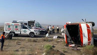 تصادف مرگبار اتوبوس با پراید در محور اشنویه-ارومیه/ 43 کشته و زخمی تا کنون