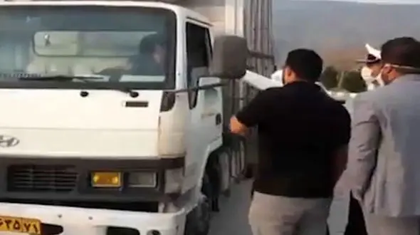 کرونا محور ورودی خوزستان را بست + فیلم