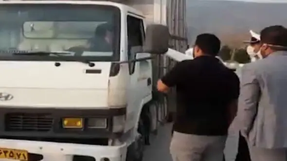 کرونا محور ورودی خوزستان را بست + فیلم