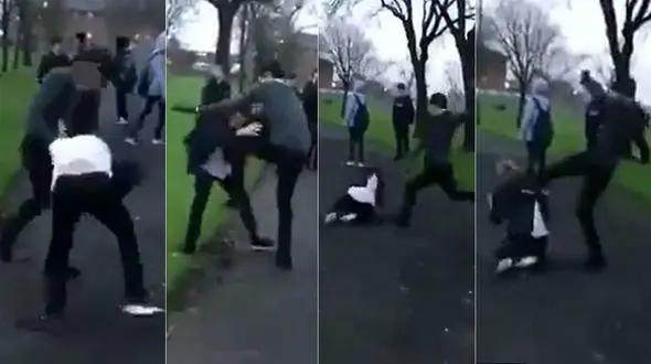 کتک کاری وحشتناک در برابر دوربین همکلاسی ها+فیلم و عکس