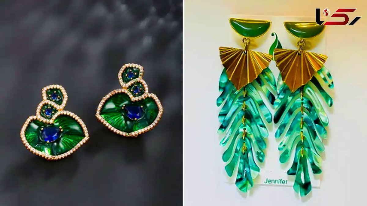 گوشواره طرح برگ سبز؛ جدیدترین مدل‌ ها برای علاقه‌ مندان شیک‌ پوشی