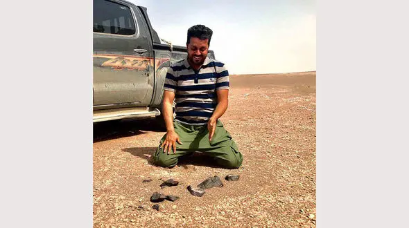 مرد شهاب‌سنگ ایران کیست؟ / کشف تحفه آسمانی در کویر