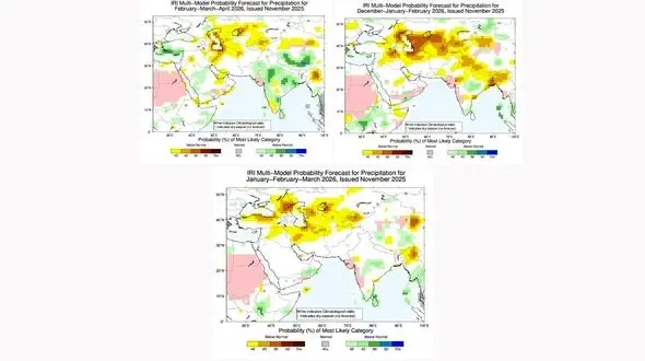 زمستانِ کم باران؛ کشوری که هر روز تشنه‌تر می‌شود/ بهار سال آینده ممکن است خطرناک‌ترین فصل برای منابع آبی کشور باشد