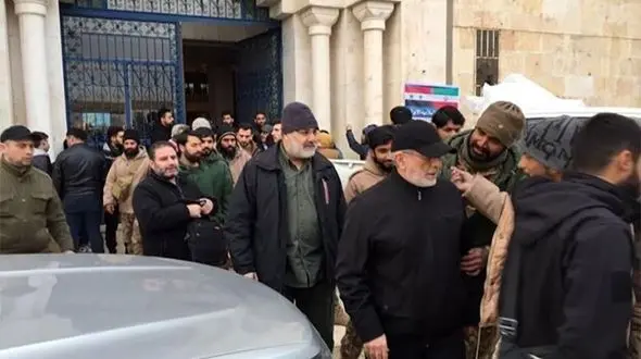 دومین سفر سردار قاآنی به مناطق زلزله زده شمال غرب سوریه