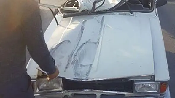 سکته راننده پیکان وسط یک حادثه هولناک