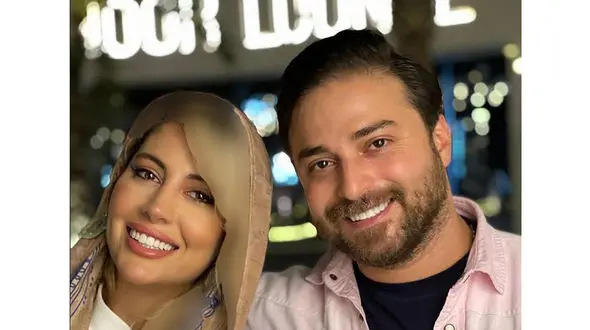  پریا پرتوی فرد با کت شلوار مجلسی در یک مکان خاص پر از نقاشی های زیبا / چقد شیک و باکلاس شده