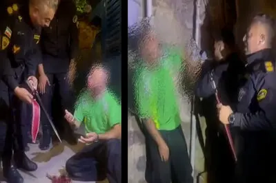 فیلم از قداره کش های خط حطی پارک های تبریز که زنان و کودکان را می ترسانند / سرهنگ پلیس مشهور تبریز سراغ شان رفت