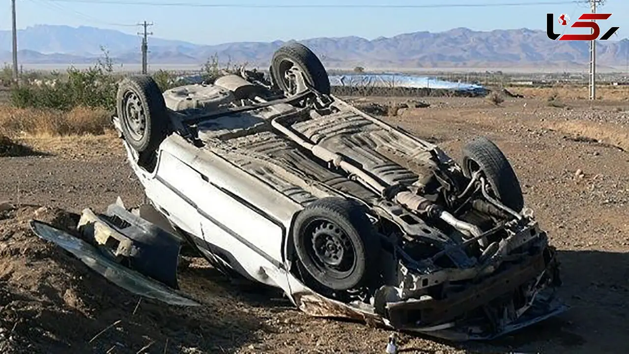واژگونی 405 در جاده رفسنجان خون به پا کرد 