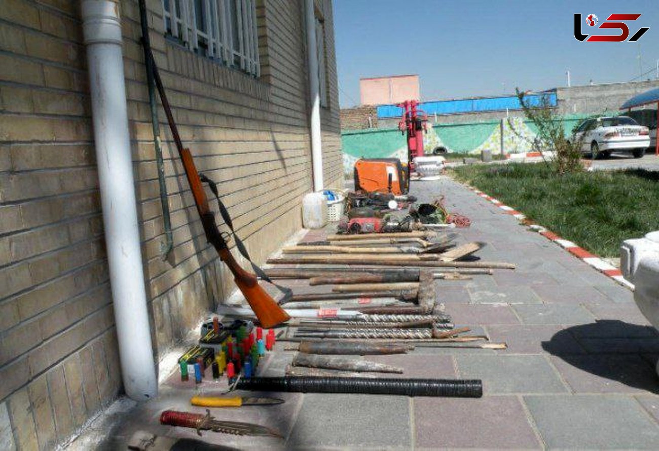 دستگیری عاملان حفاری غیرمجاز در ملکان