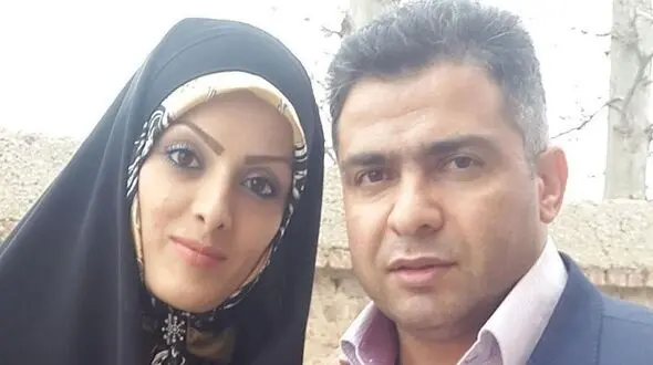 فیلم ضجه های جگرسوز همسر چادری بیت الله عباسپور، کوه عضله و اسطوره پرورش اندام ایران در مراسم تشییع ...