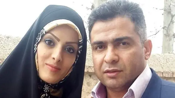 فیلم ضجه های جگرسوز همسر چادری بیت الله عباسپور، کوه عضله و اسطوره پرورش اندام ایران در مراسم تشییع ...