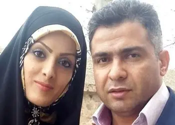 فیلم ضجه های جگرسوز همسر چادری بیت الله عباسپور، کوه عضله و اسطوره پرورش اندام ایران در مراسم تشییع ...