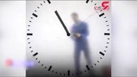 ساعتی عجیب در فرودگاه که نظر همه را به خود جلب کرده است +فیلم