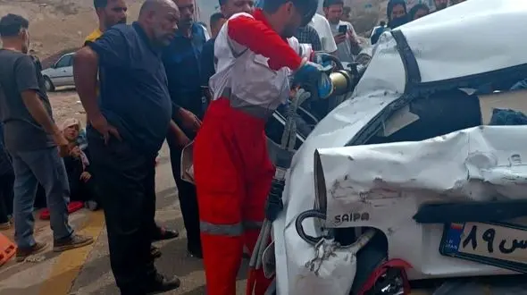 تصادف زنجیره‌ای خونین در سبزوار یک کشته و 2 مصدوم برجای گذاشت