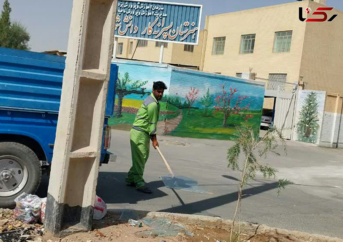 ایمن سازی پیاده روها برای دانش آموزان یزدی