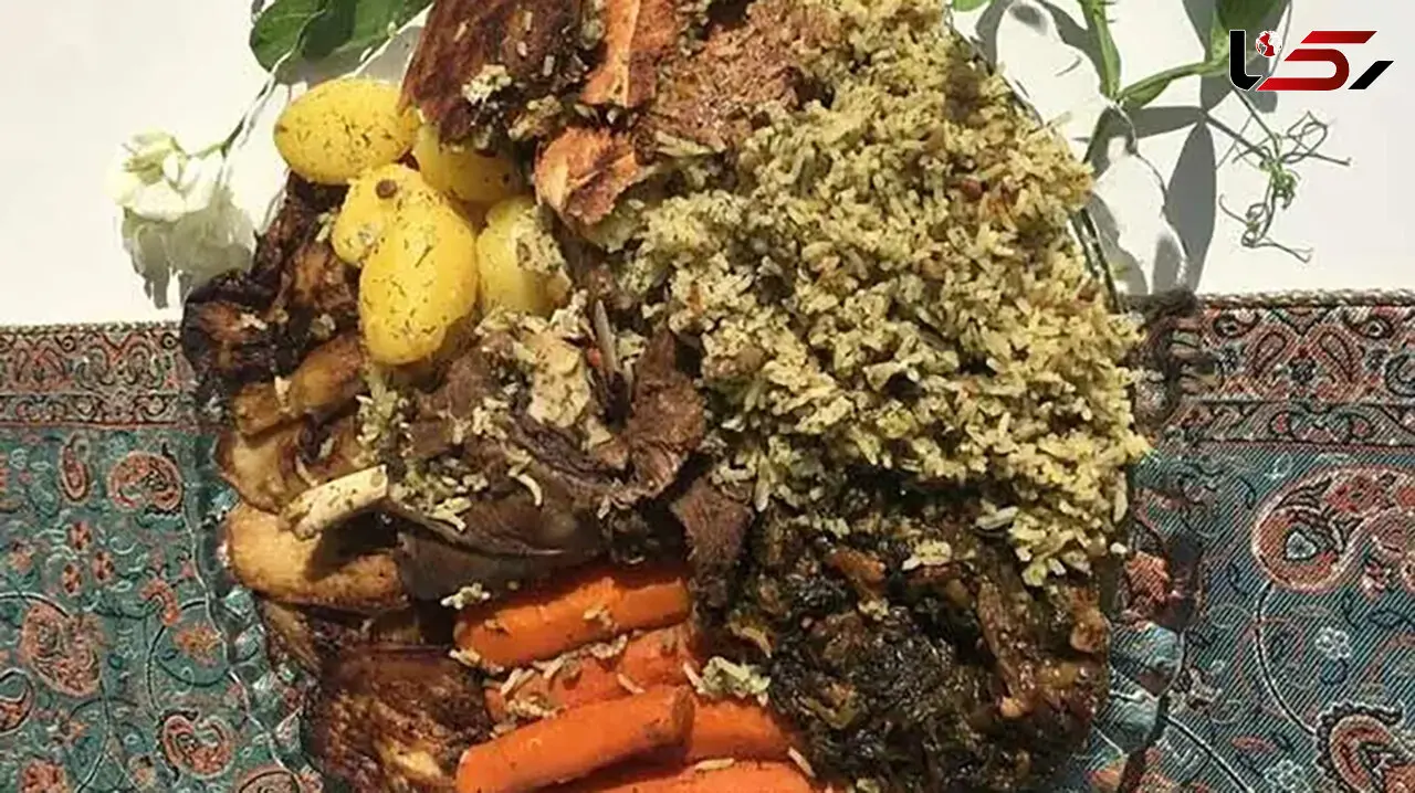 طرز تهیه سبزی پلو سمنانی + فیلم