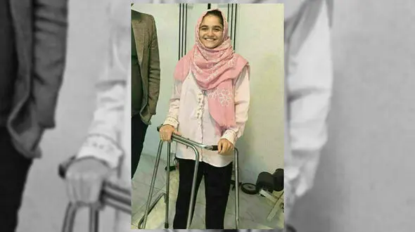 آخرین عکس از هانیه دختر فداکار سرپل ذهاب هنگام زلزله