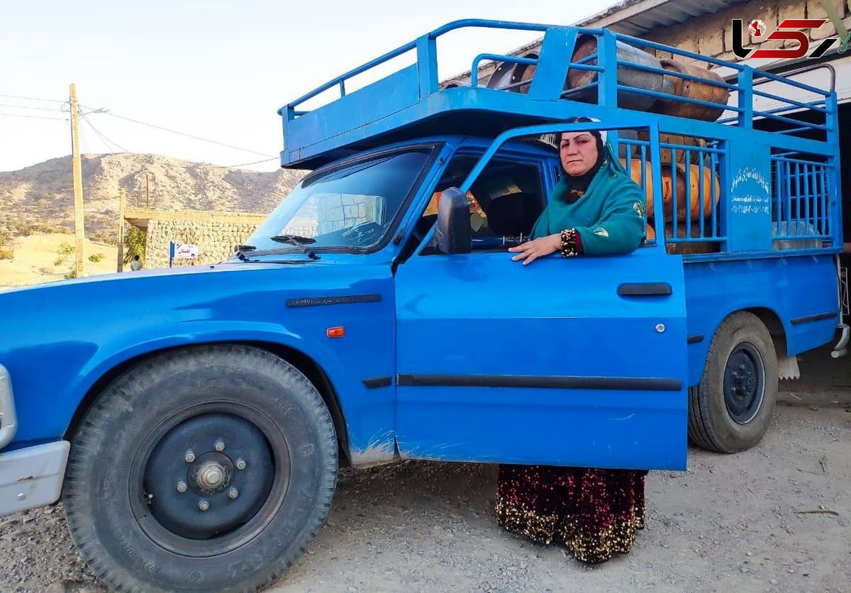 تامین کپسول گاز برای ۱۸ هزار روستایی بر دوش های زنی از روستای گلال سوسن/ زری بهمنی، شیرزن ایذه + فیلم و عکس