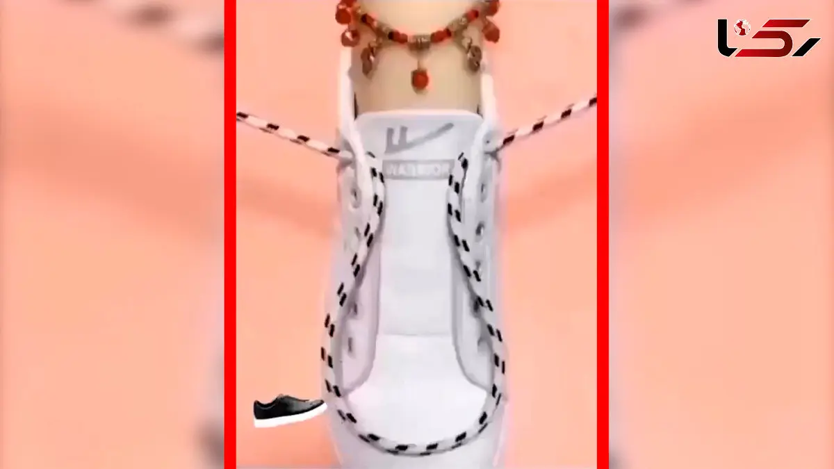 فیلم ترفند ساده بستن بند کفش برای صرفه‌جویی در زمان