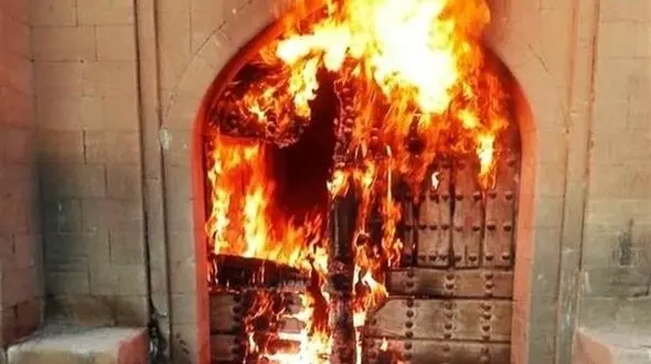  نابودی اثر تاریخی توسط افراد ناشناس در خوزستان + عکس