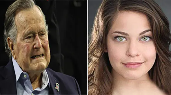 شکایت دومین بازیگر زن هالیوودی از آزار کثیف بوش پدر/دفاعیه ای عجیب برای این رسوایی+ عکس 
