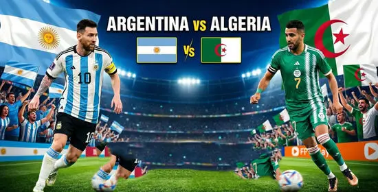 فیلم خلاصه بازی و گل های آرژانتین 3 - الجزایر 0