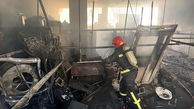 آتش سوزی هتلی در شیراز