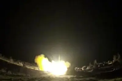 فیلم آتش سوزی پایگاه ویکتوریای آمریکا پس از حمله پهپادی