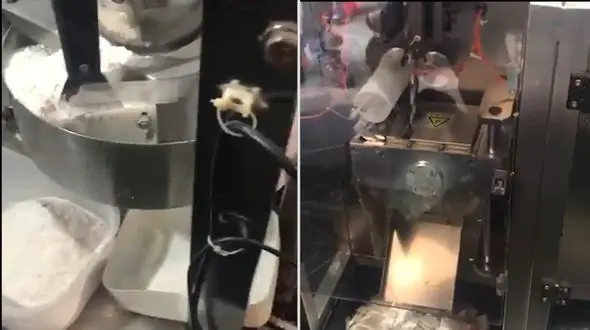 این دستگاه روزانه 150 هزار  بسته کوکائین را بسته بندی می کند + فیلم