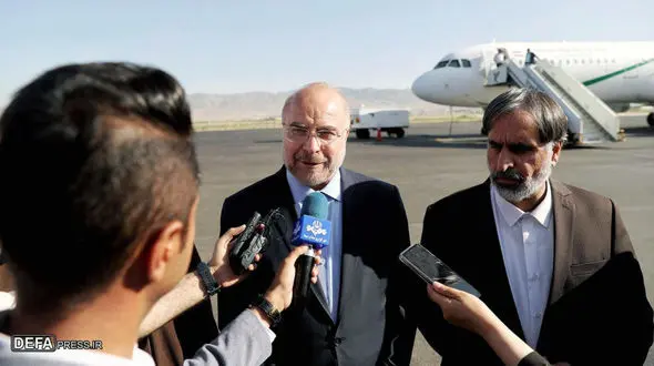 قالیباف در فرودگاه بیروت: ملت ایران در کنار ملت لبنان ایستاده است