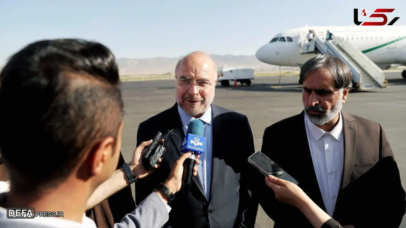 قالیباف در فرودگاه بیروت: ملت ایران در کنار ملت لبنان ایستاده است