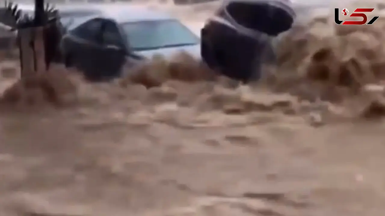 فیلم سیل مرگبار مراکش جان ۳۷ نفر را گرفت