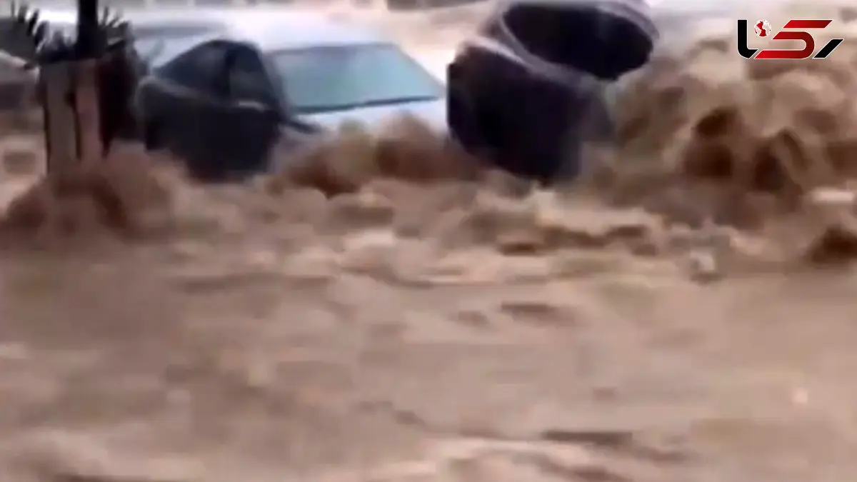 فیلم سیل مرگبار مراکش جان ۳۷ نفر را گرفت