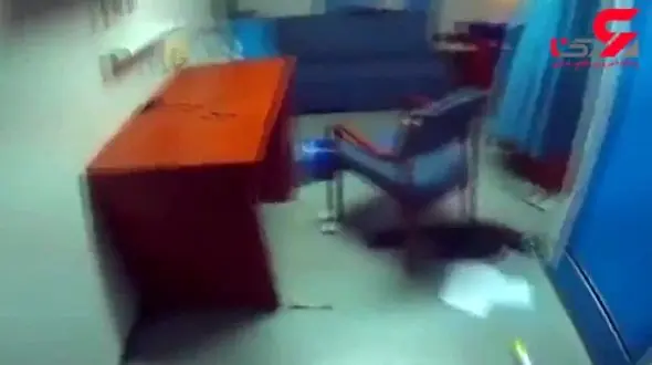 لحظه دلهره آور  طوفان در کابین کشتی + فیلم