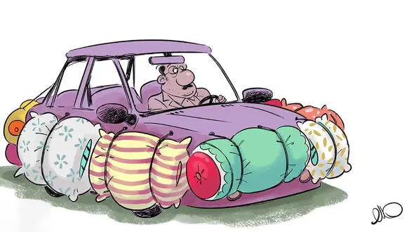 پرهای شاهین سایپا با بارش تگرگ ریخت / بدنه این خودرو از حلبی است؟