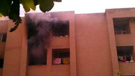 آتش‌سوزی خوابگاه دخترانه دانشجویان علوم پزشکی / در آبادان رخ داد