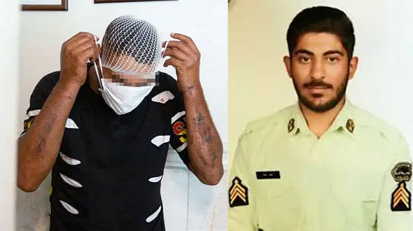 اعتراف دزد جوان به شهید کردن مامور موتورسوار پلیس + عکس شهید و قاتل