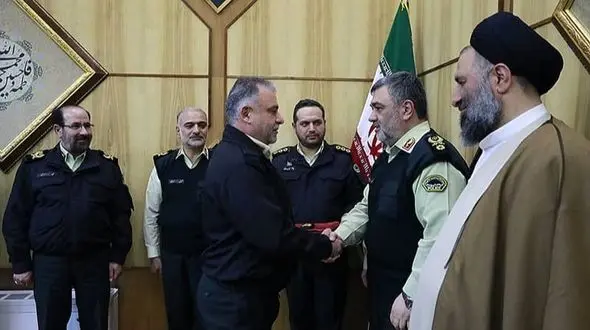 ترفیع درجه کیوان ظهیری رییس پلیس پیشگیری پایتخت +عکس