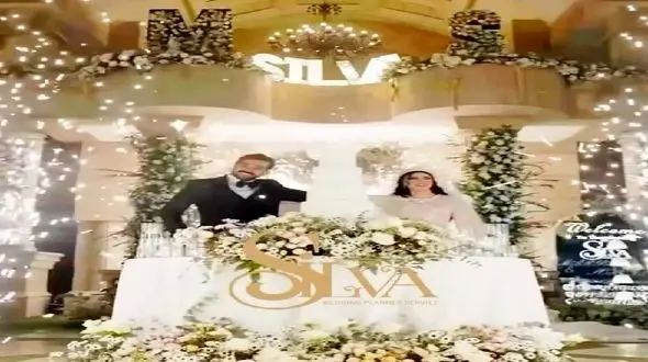 فیلم  رقص کیک مریم مومن و شوهرش در شب عروسی شان 