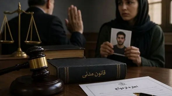 مینا عاشق فرهاد بود اما پدرش اجازه ازدواج نمی داد ! / دختر تهرانی چگونه از دادگاه مجوز گرفت؟ + نظر حقوقی 
